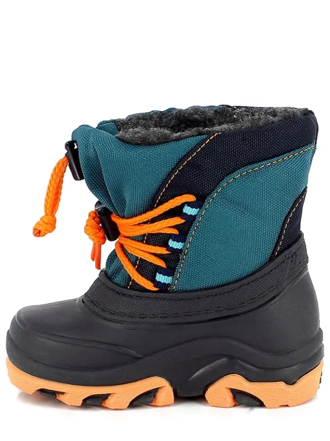 Winterstiefel "Tyfen" in Türkis/ Schwarz/ Orange>Kimberfeel Online