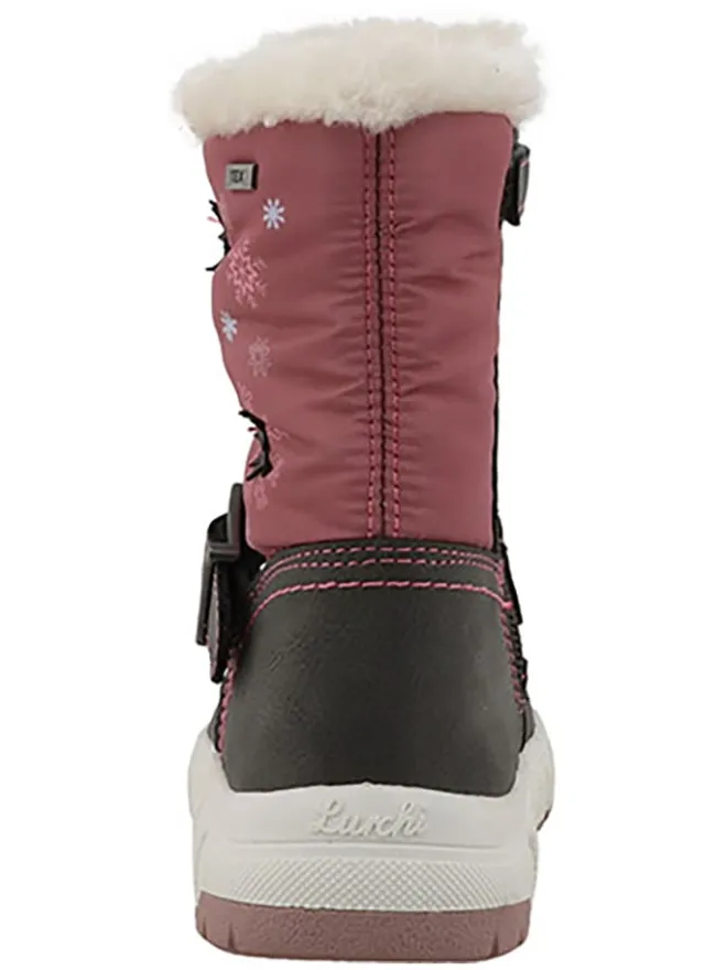 Lurchi Stiefel & Boots·Stiefel^Winterstiefel "Viola" in Rosa/ Anthrazit