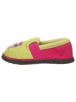 Wollfilz-Hausschuhe "Bobby Küken" in Pink/ Grün>kitz-pichler Sale