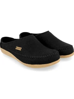 Woll-Hausschuhe "Credo" in Schwarz>HAFLINGER New