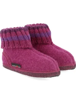 Woll-Hausschuhe "Paul" in Lila>HAFLINGER Outlet