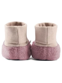 Wollwalk-Krabbelschuhe "Elias" in Rosa>Hofbrucker Online