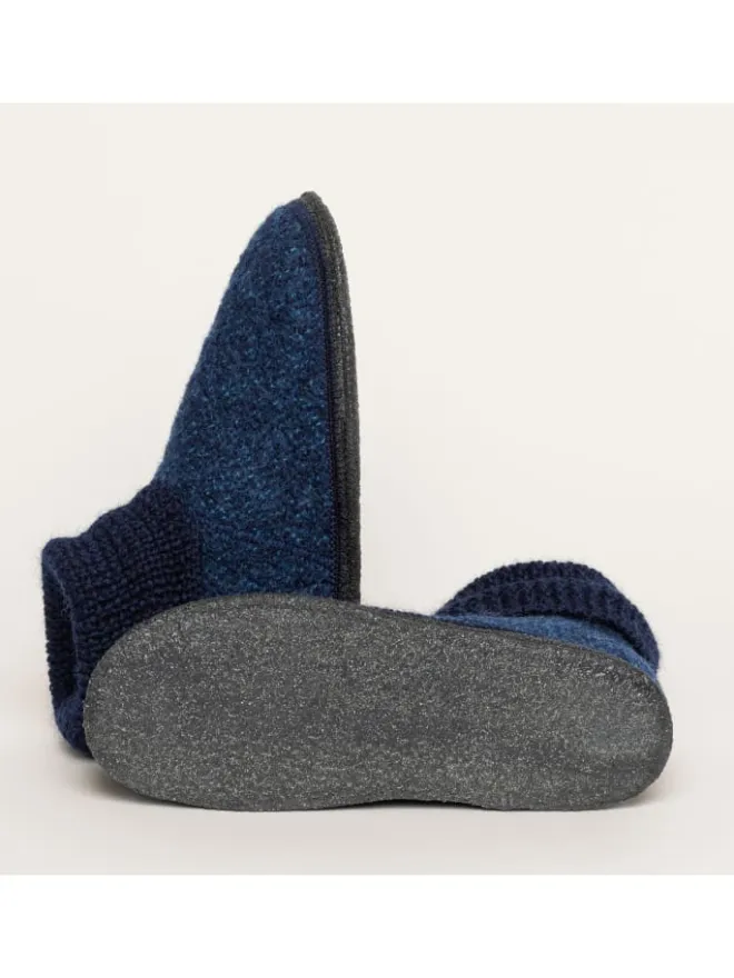 Gottstein Hausschuhe^Wool Venture High in blau