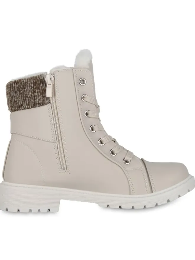 Worker Boots Anna in Beige>VAN HILL Sale