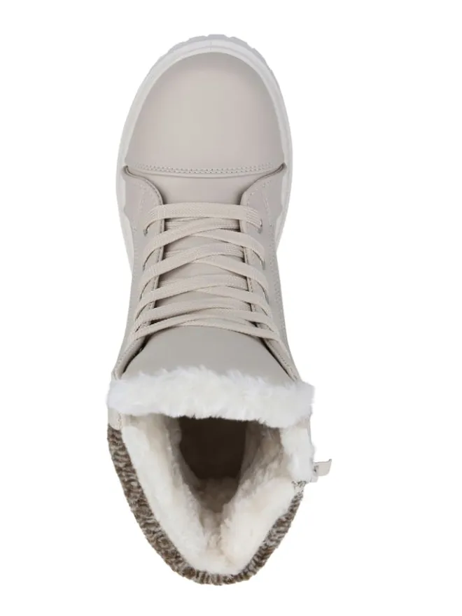 Worker Boots Anna in Beige>VAN HILL Sale