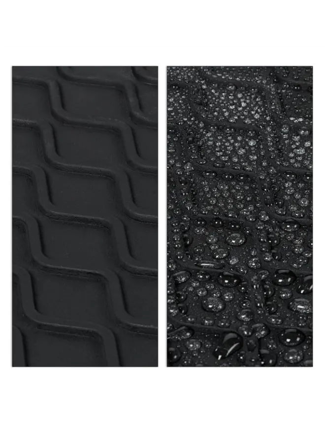 8x Schuhabtropfschale in Schwarz>relaxdays Sale