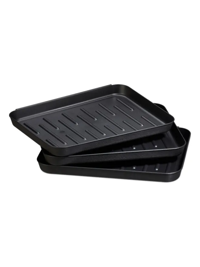 6x Schuhabtropfschale in Schwarz - (B)35 x (H)3 x (T)27 cm>relaxdays Sale