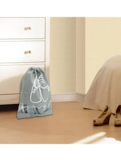 Intirilife Schuhpflege Und Mehr|Schuhpflege Und Mehr^3x Schuhbeutel in GRAU