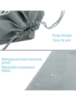 Intirilife Schuhpflege Und Mehr|Schuhpflege Und Mehr^3x Schuhbeutel in GRAU