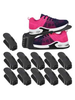 12x Schuhstapler in Schwarz>relaxdays Outlet