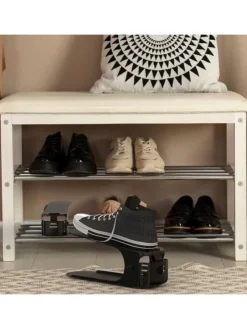 Intirilife Schuhpflege Und Mehr|Schuhpflege Und Mehr^10x Schuhstapler in Schwarz
