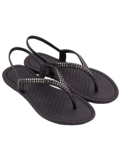 Grendha Sandalen^Zehensandalen "Todo Dia Brilha" in Schwarz