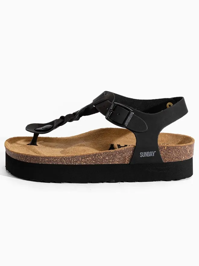 Zehentrenner "Arroz" in Schwarz>Sunbay Discount