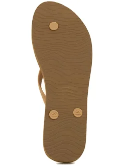 Zehentrenner in Beige/ Orange><noscript><img width=