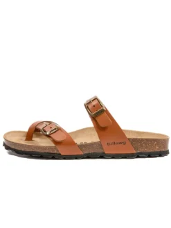 billowy Clogs & Pantoletten^Zehentrenner in Braun