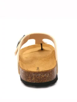 Zehentrenner in Creme><noscript><img width=