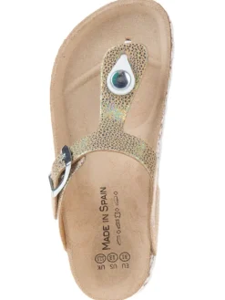 BIO PINGÜIN Sandalen·Zehensandalen^Zehentrenner in Gold