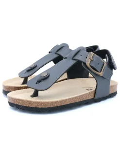billowy Sandalen·Zehensandalen^Zehentrenner in Grau