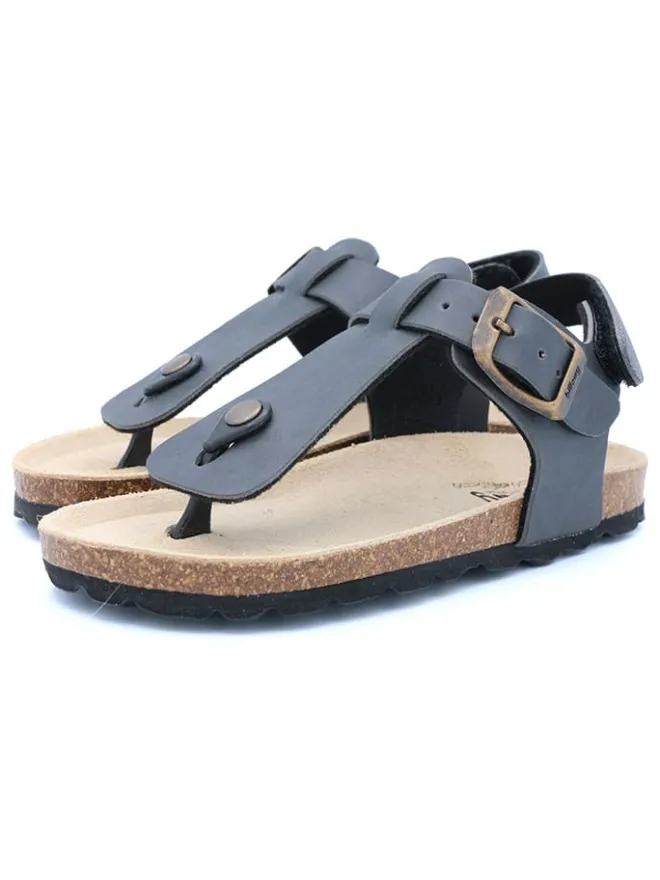 billowy Sandalen·Zehensandalen^Zehentrenner in Grau