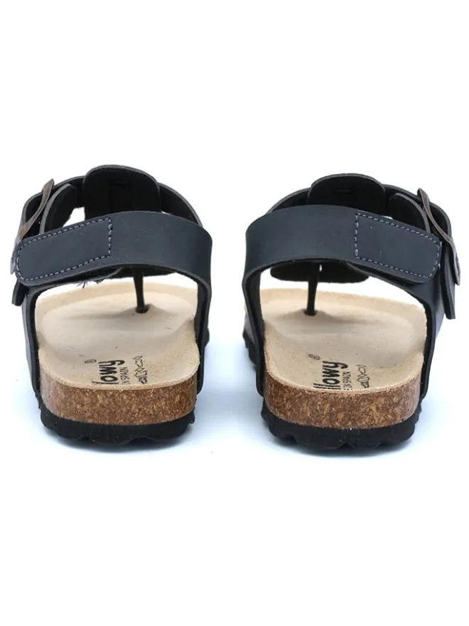 billowy Sandalen·Zehensandalen^Zehentrenner in Grau