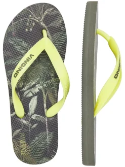 Vingino Sandalen·Zehensandalen^Zehentrenner in Grau/ Grün