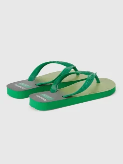 Zehentrenner in Grün>Benetton Discount