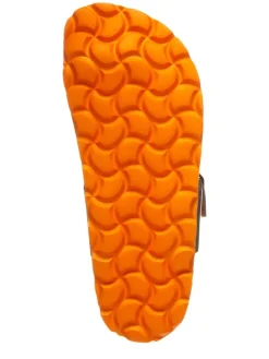 Zehentrenner in Khaki/ Orange><noscript><img width=