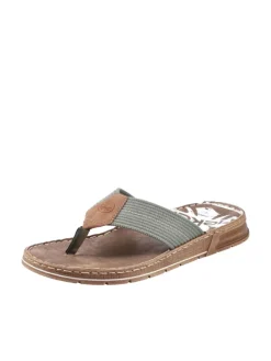rieker Sandalen & Pantoletten^Zehentrenner in olive/mandel/moor