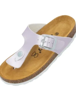 palado Sandalen·Zehensandalen^Zehentrenner in rosa metallic