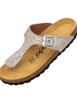 Zehentrenner in rosegold glitter>palado Sale