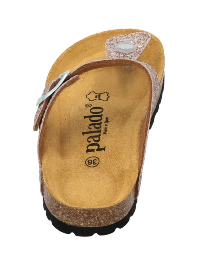 Zehentrenner in rosegold glitter>palado Sale