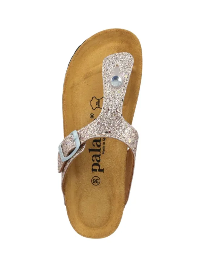 Zehentrenner in rosegold glitter>palado Sale