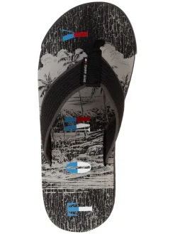 Tommy Hilfiger Sandalen & Pantoletten^Zehentrenner in Schwarz