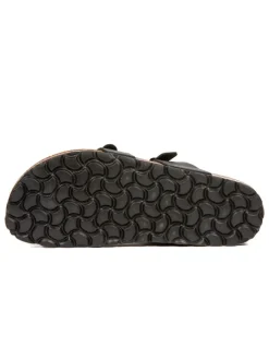 billowy Sandalen^Zehentrenner in Schwarz