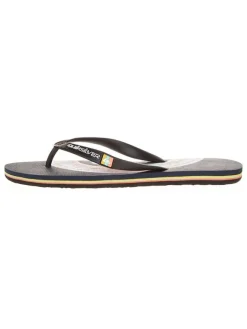 Quiksilver Sandalen & Pantoletten^Zehentrenner in Schwarz/ Dunkelblau