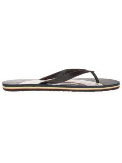 Quiksilver Sandalen & Pantoletten^Zehentrenner in Schwarz/ Dunkelblau