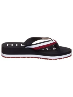 Tommy Hilfiger Shoes Sandalen^Zehentrenner in Schwarz/ Rot/ Weiß