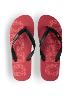 Zehentrenner in Schwarz/ Rot><noscript><img width=