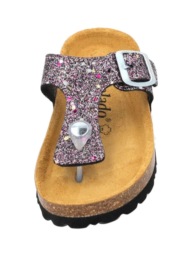 Zehentrenner in violett glitter>palado Discount
