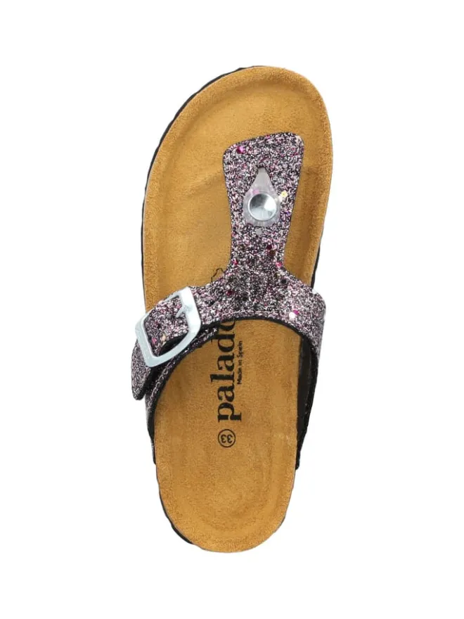 Zehentrenner in violett glitter>palado Discount