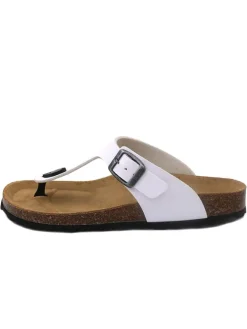 billowy Sandalen^Zehentrenner in Weiß