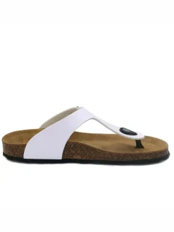 billowy Sandalen^Zehentrenner in Weiß