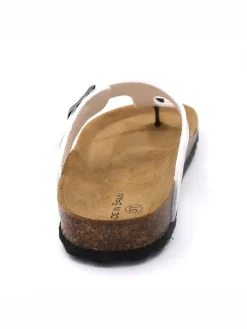 billowy Sandalen^Zehentrenner in Weiß