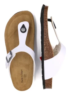 billowy Sandalen^Zehentrenner in Weiß