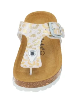 palado Sandalen·Zehensandalen^Zehentrenner in weiss/gold 70-7158-78-89