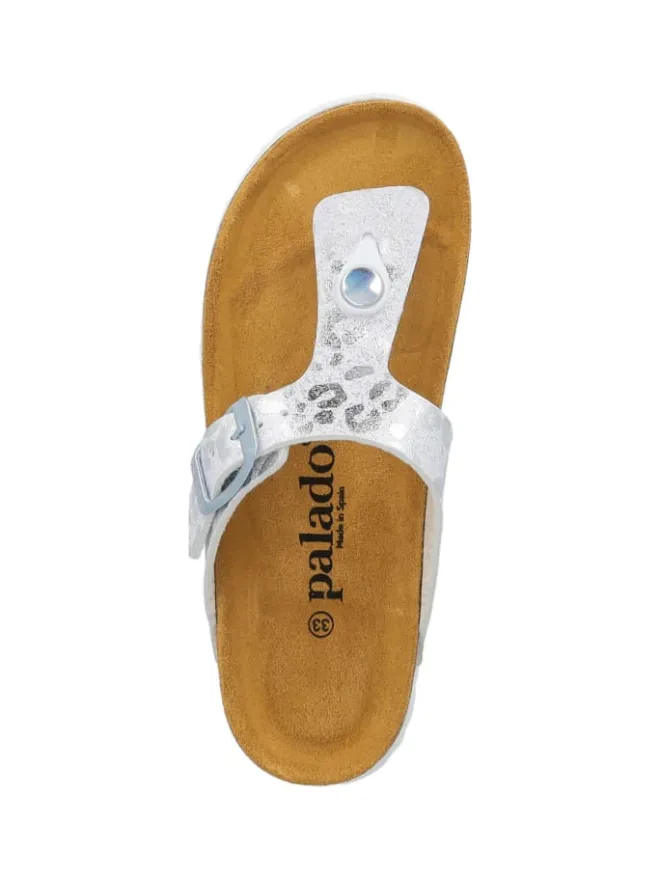 Zehentrenner in weiss/silber 70-7158-55-93>palado New