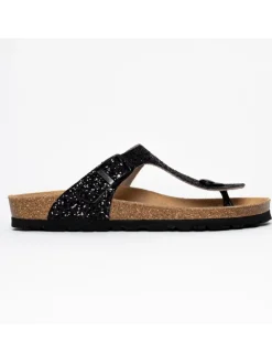 Blue Bay Sandalen^Zehentrenner "Myrrhis" in Schwarz