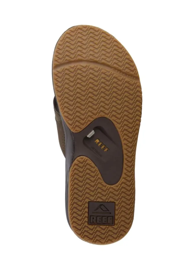 Zehentrenner Sandale Fanning in Brown/Gum>Reef