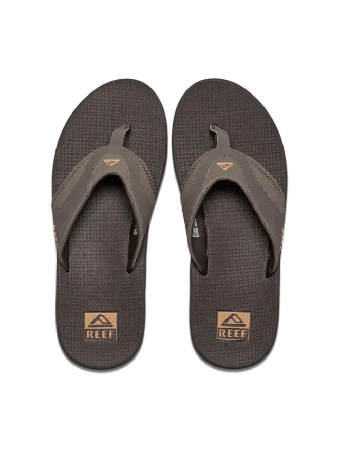 Zehentrenner Sandale Fanning in Brown/Gum>Reef